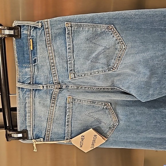 💕MOTHER SUPERIOR💕 Lasso Heel Jeans ~ How To Talk To A Tiger 24 NWT - Picture 14 of 16